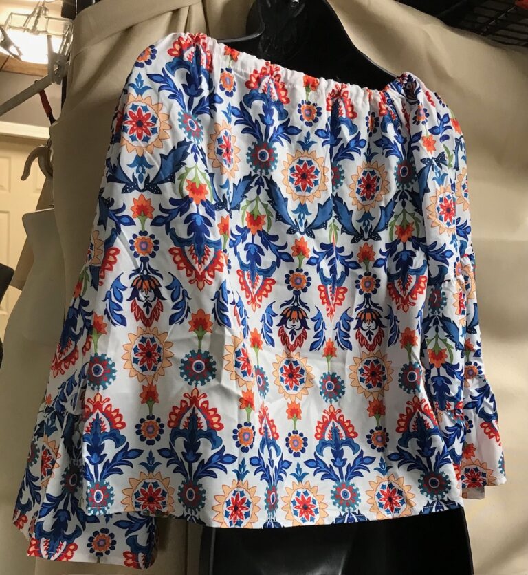 C+D+M Multicolor Blouse Woman's One Size NEW