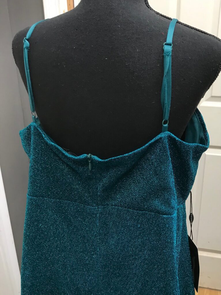 Ever Pretty Green Sparkly Formal Dress With Spaghetti Straps Sz 20 NEW