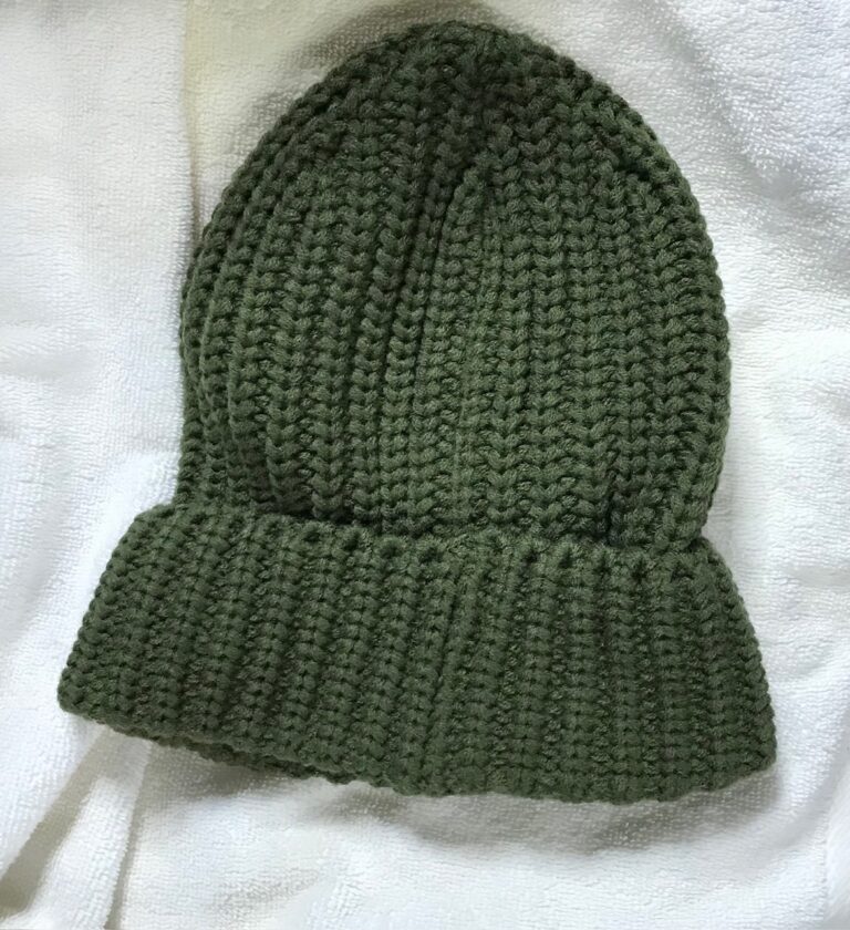 Fawler FW-FEE Green Knit Ribbed Cap One Size NEW