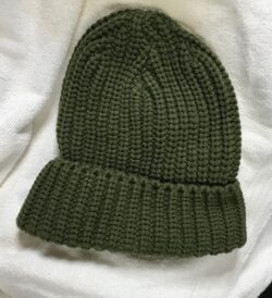 Fawler FW-FEE Green Knit Ribbed Cap One Size NEW