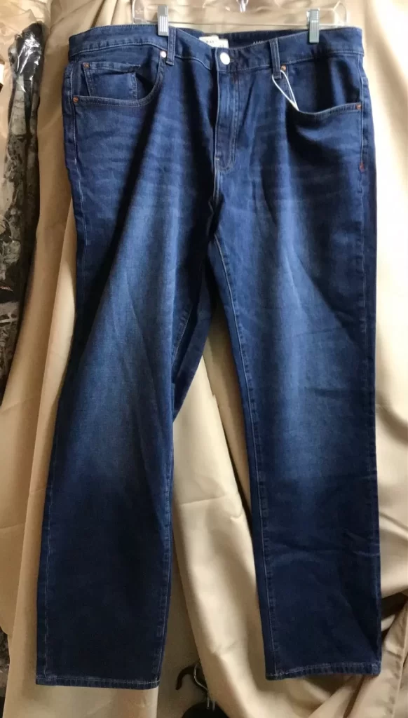 AMS Amsterdam Slim Warp+Weft Blue Jeans Sz 38/32 NEW - Image 3