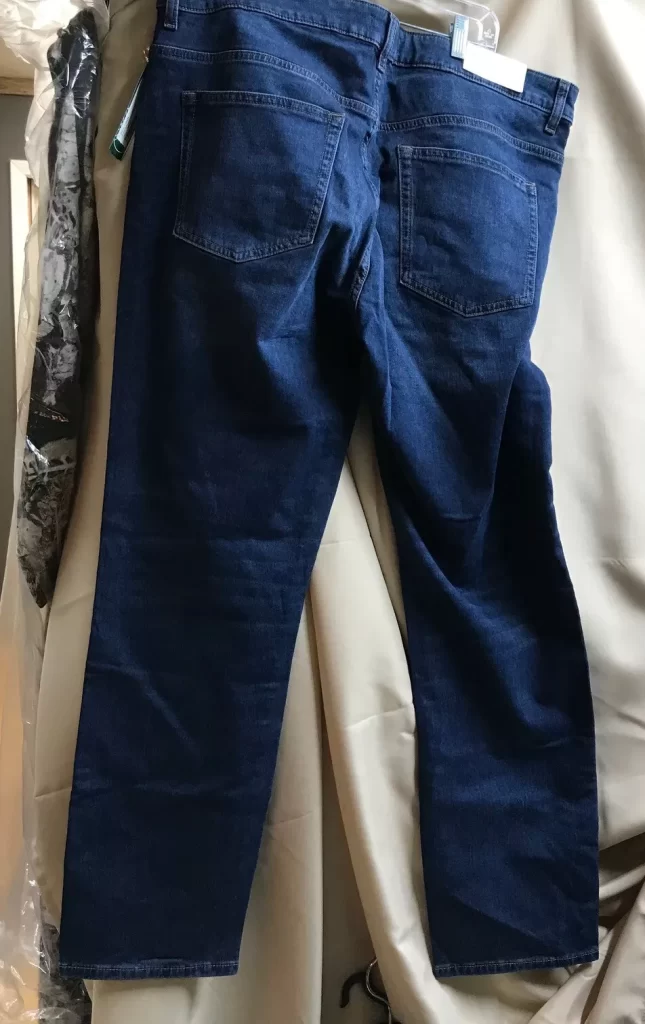 AMS Amsterdam Slim Warp+Weft Blue Jeans Sz 38/32 NEW - Image 5