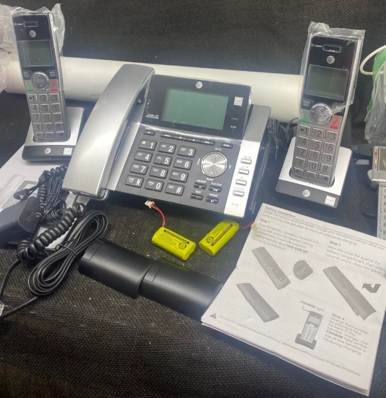 AT&T 2 Handset Corded Cordless