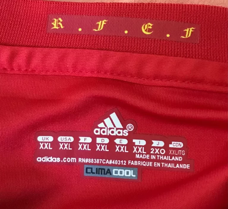 Adidas Aeroready Adidas RFCF Torres 9 National Football Soccer Jersey Sz 2XL NEW - Image 3