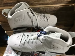 Air Jordan 6 Retro UK 10.5 Magnet & Dark Grey Sz 11.5 NEW