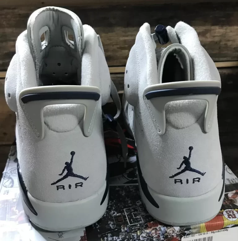 Air Jordan 6 Retro UK 10.5 Magnet & Dark Grey Sz 11.5 NEW