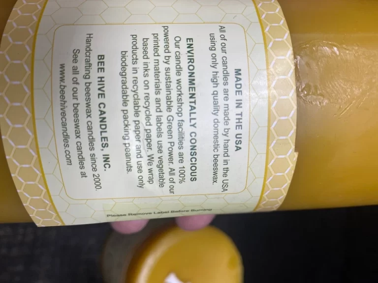 Bee Hive Candles Brand - Pillar Candles - NEW Set of 3 - Image 5