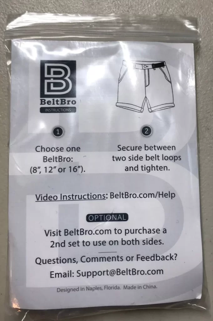 BeltBro Ultra Light No-Buckle