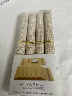 BitLitMit Set of 4 Placemats