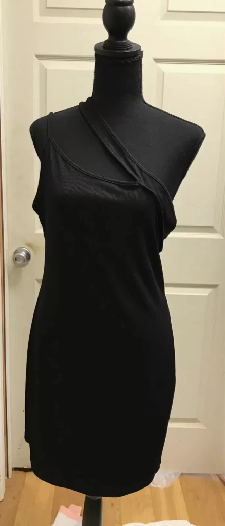 Black Dress Asymetric