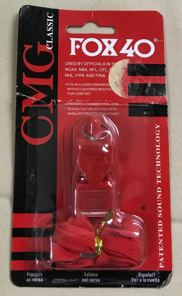 CMG Classic Fox 40 Whistle + Lanyard (Set of 3) NEW - Image 4