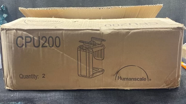 CPU Holder Humanscale White CPU 200W Two (2) in Box NEW - Image 7