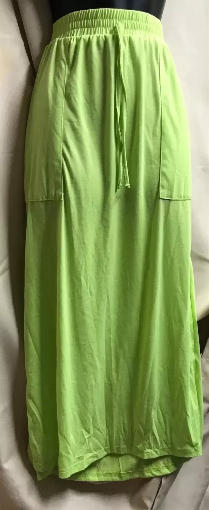 Chicme Green 2 Pc Crop Top & Long Skirt Sz M NEW - Image 10
