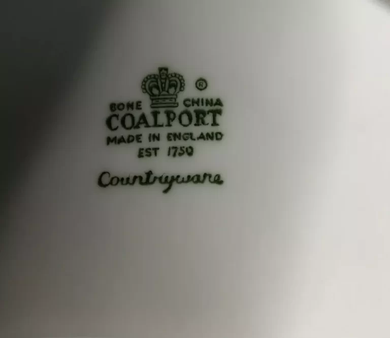 Coalport Wedgwood White Bone China Countryware Crescent Plate Vintage - Image 5