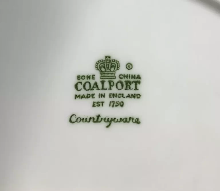 Coalport Wedgwood White Bone China Countryware Crescent Plate Vintage - Image 3
