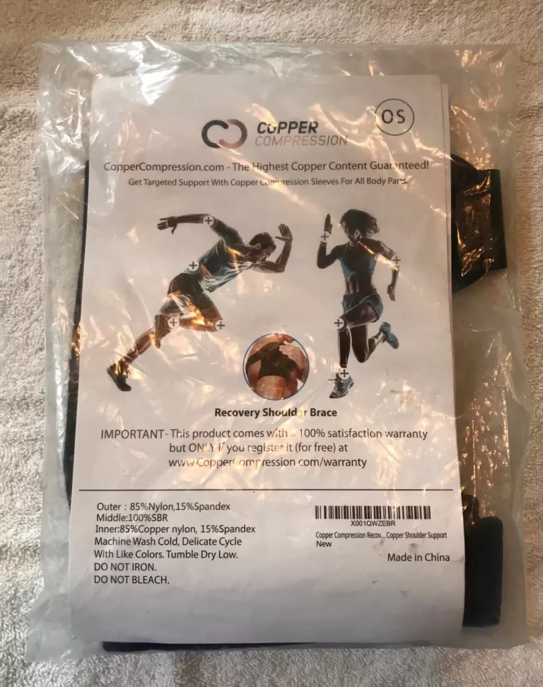 Copper Compression Recovery Shoulder Brace