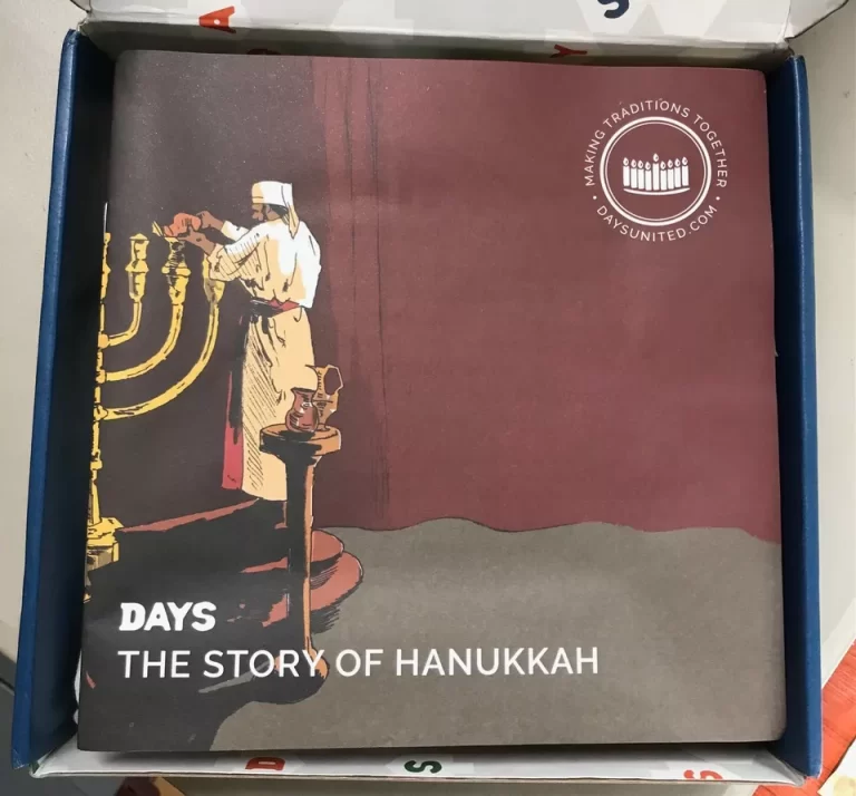 Days United Hanukka Celebrate Traditions Stone Age Menorah Holiday Crafts NEW - Image 6