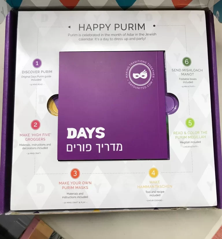 Days United Purim in a Box Celebrate Traditions Royal Collect Holiday Crafts NEW - Image 13