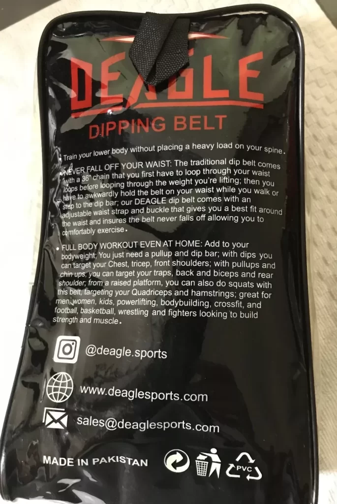 Deagle Sports Dip Belt