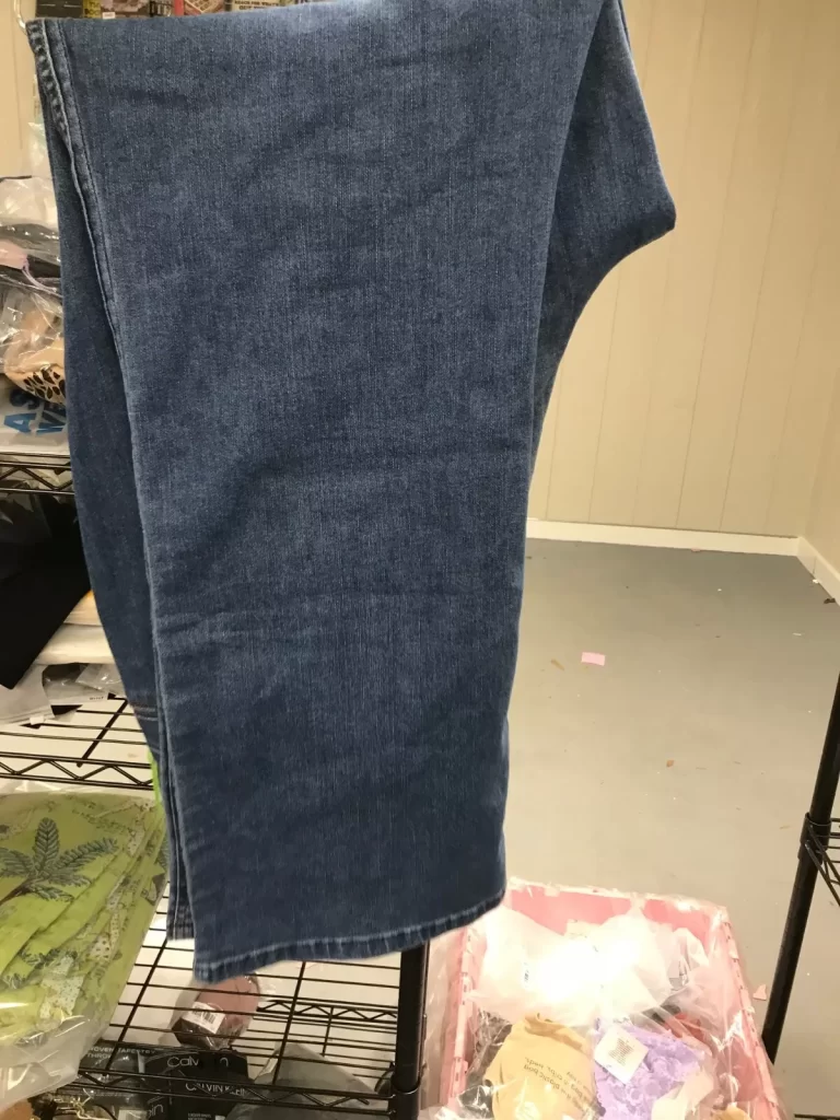 Democracy Kathryn Ab Solution Indigo Itty Bitty Boot Cut Jeans Women's Sz 24W - Image 3