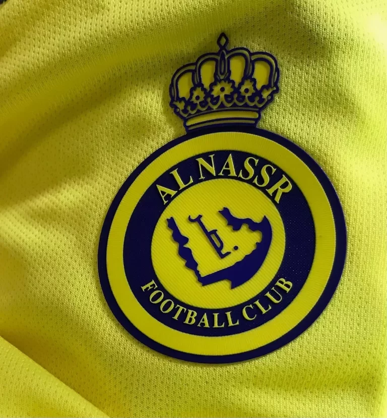 Duneus Sportswear Al Nassr 7 Ronaldo Football Jersey Yellow/Purple Sz XL NEW - Image 9