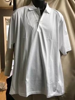Extreme ePerformance White Mens Polo Shirt