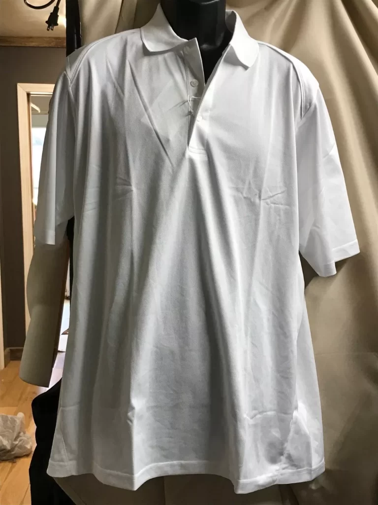Extreme ePerformance White Mens Polo Shirt