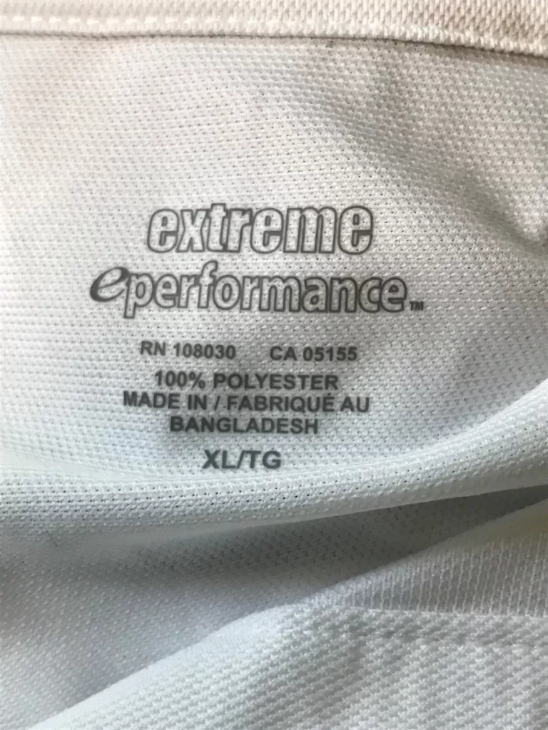 Extreme ePerformance White Mens Polo Shirt Sz XL NEW - Image 5