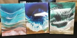 FYATHM Turquoise Wall Art Décor,