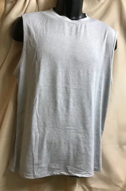 Fashion News Sleeveless Mens T-Shirts (3 Shirts) Black/White/Gray Sz M NEW - Image 5