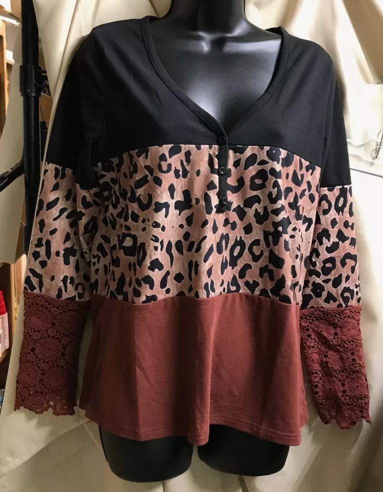 Fashion Says Leopard Design Blouse