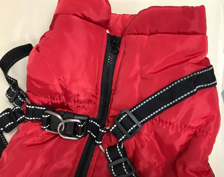 Fashion Sports Dog Winter Jacket Vest Coat Red Sz XXL Zips NEW - Image 5