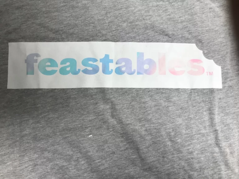Feasables Mr Beast Tee Shirt Large Sz 90% Cotton 10% Polyester Gray NEW - Image 4