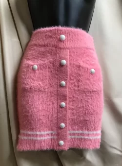 Finesse Joss Knit Button Front Skirt