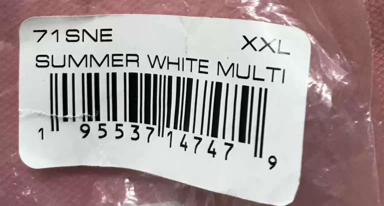 French Connection 71SNE Summer White Multi Sz XXL NEW - Image 7