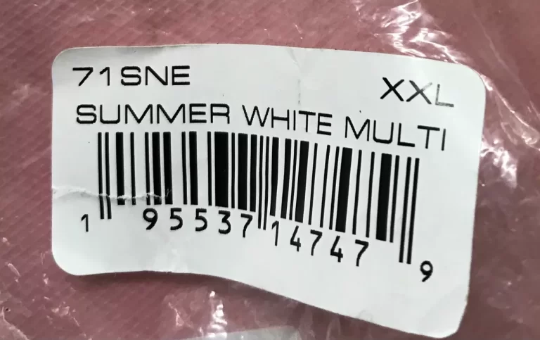 French Connection 71SNE Summer White Multi Sz XXL NEW - Image 6