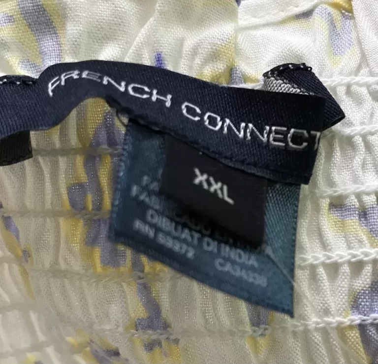 French Connection 71SNE Summer White Multi Sz XXL NEW - Image 5