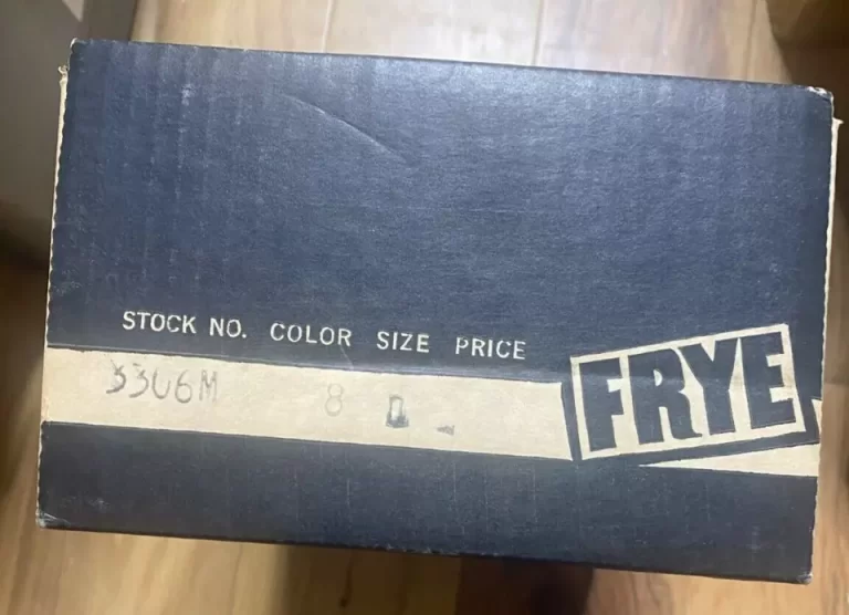 Frye Lace-Up Moccasin Size 8 D Brown Leather Men's 3306M Vintage NEW Old Stock - Image 2