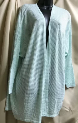 G by Giuliana Light Green Long Cardigan