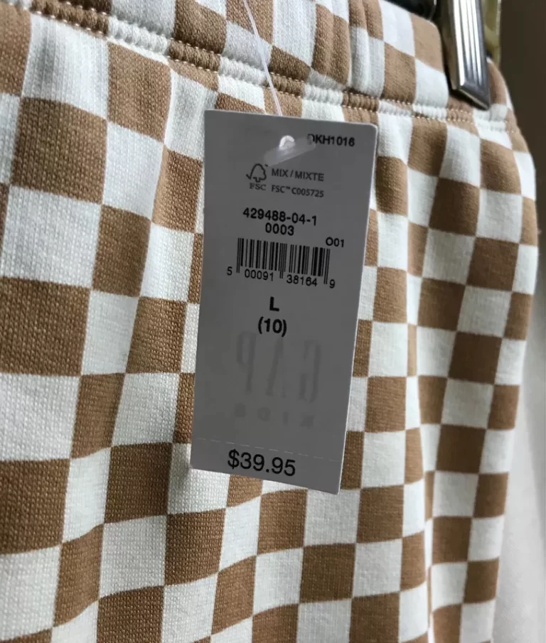 Gap Kids Large (10) Girls Checked Pants NEW - Image 6