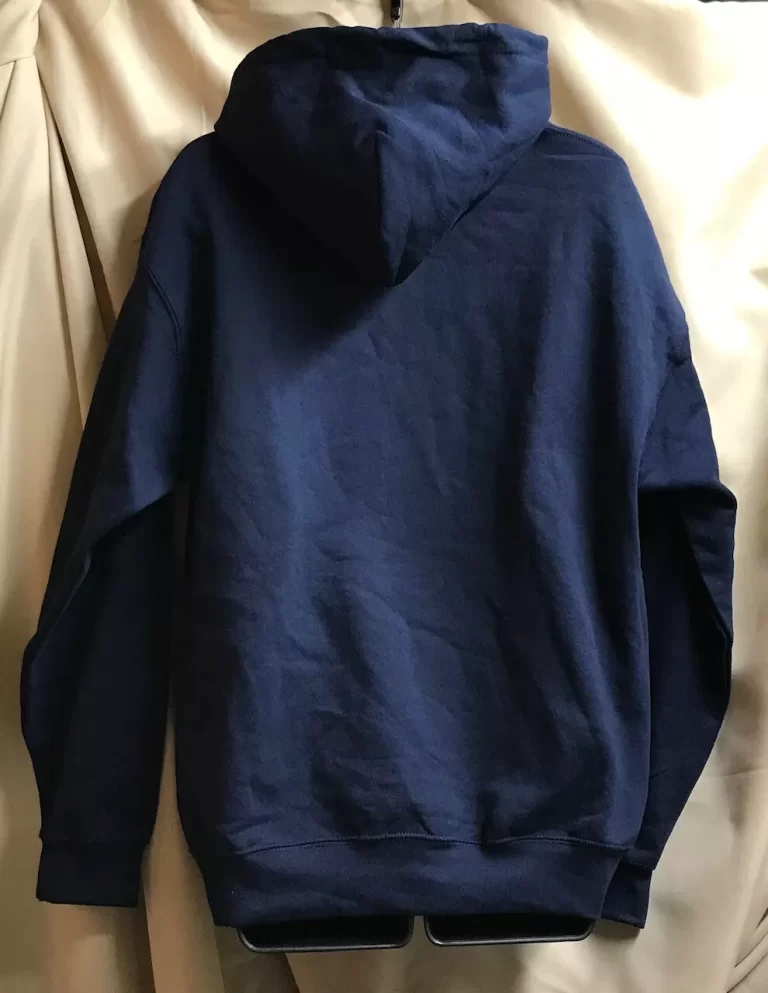 Gildan Navy Blue Hoodie "This Mama Prays" Sz M NEW - Image 3