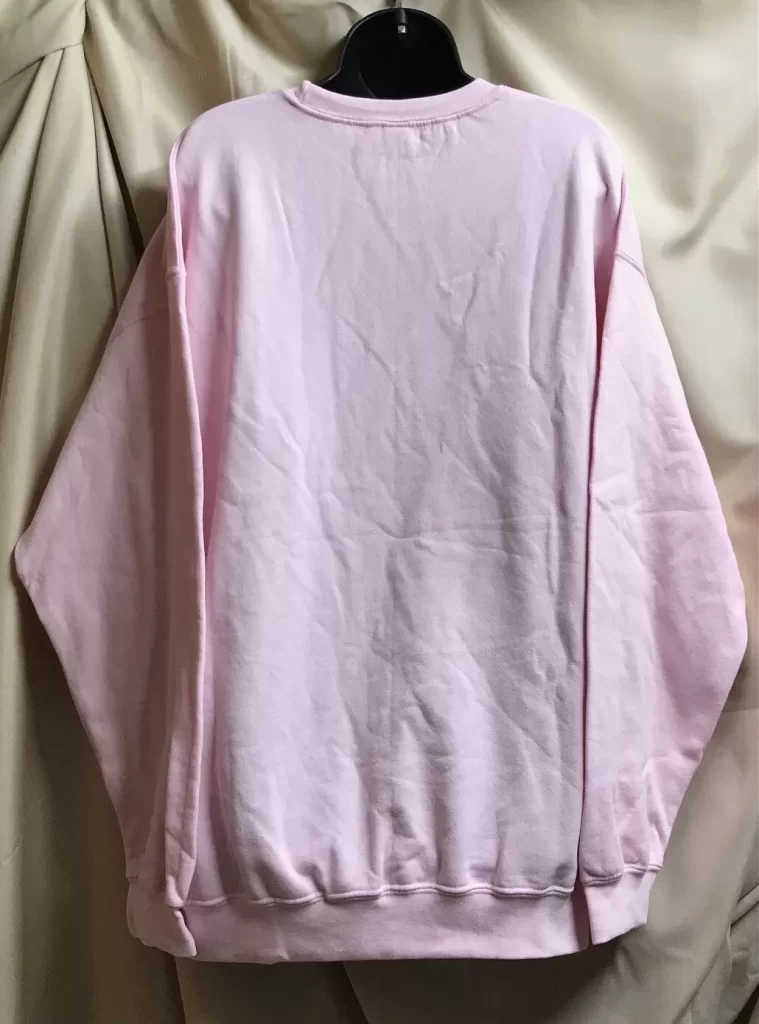 Gildan Pink Women's Sweatshirt "Love Like Jesus" Sz XL NEW - Image 5