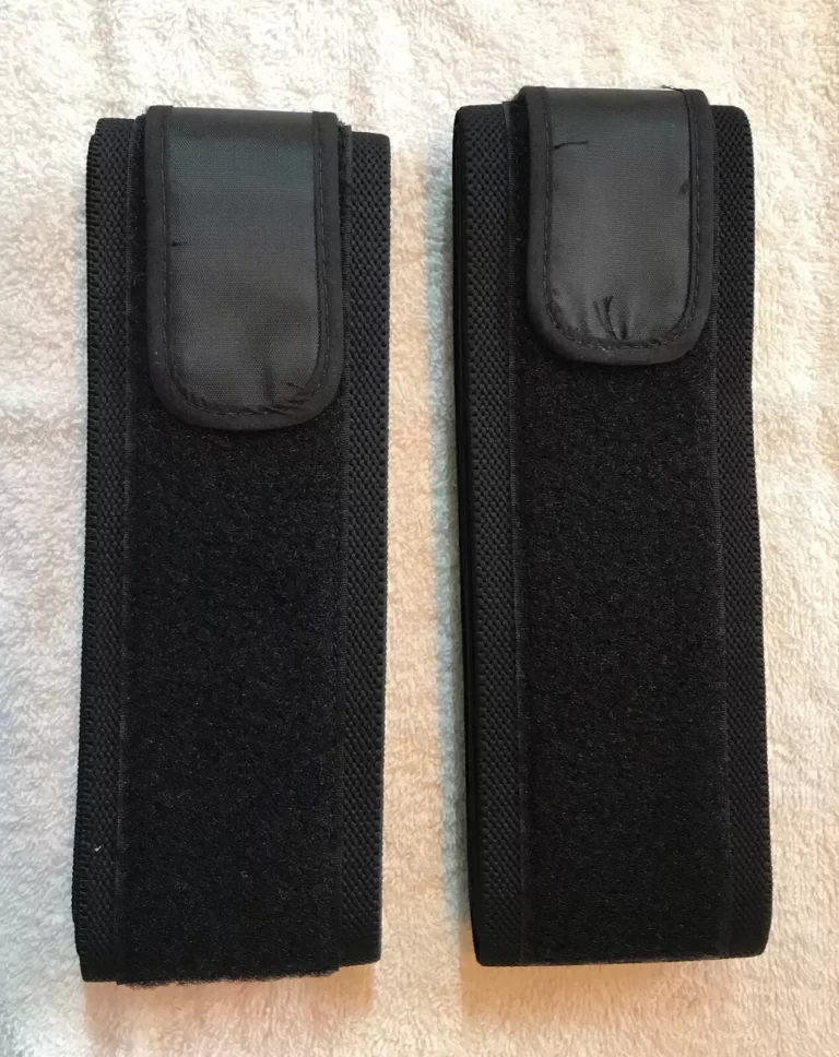 Gymreapers Knee Wrap Brown/Gray Premium Quality NEW - Image 5