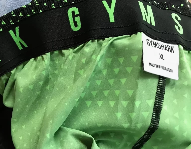 Gymshark Black Shorts with Green Triangles Women's Sz M NEW - Image 5