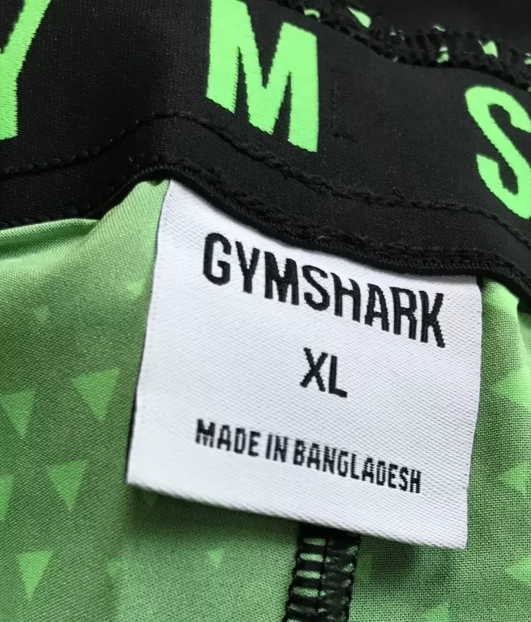 Gymshark Black Shorts with Green Triangles Women's Sz XL NEW - Image 6