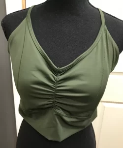 Gymshark Elevate Longline Sports Bra Moss