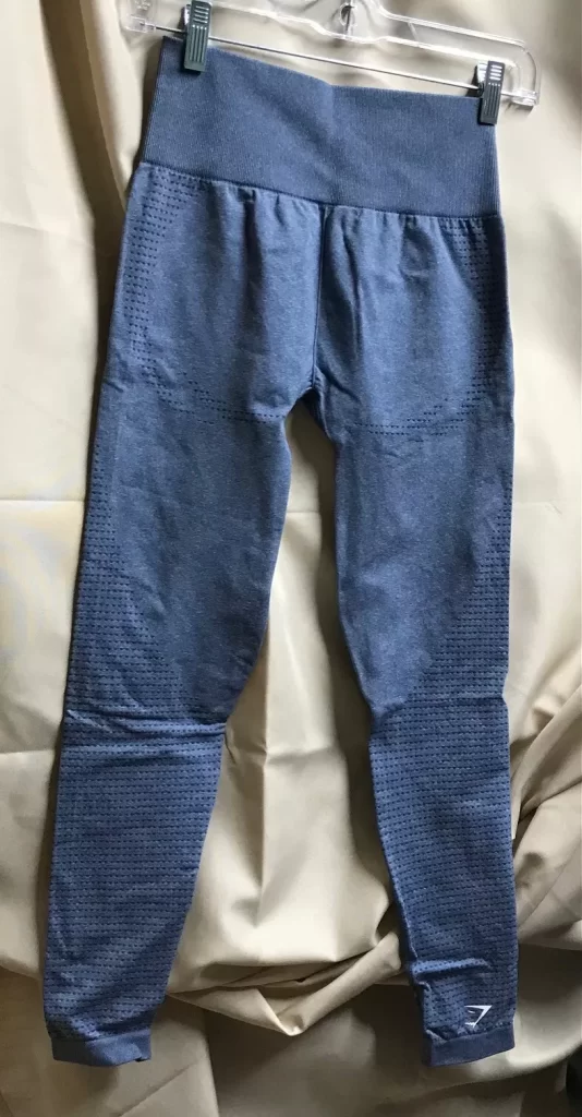 Gymshark Leggings Med Blue with Darker Blue Dots Sz S NEW - Image 3