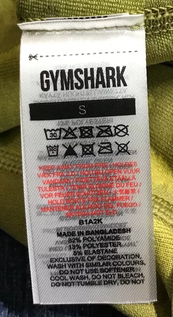 Gymshark Leggings Med & Light Greens Sz S NEW - Image 3