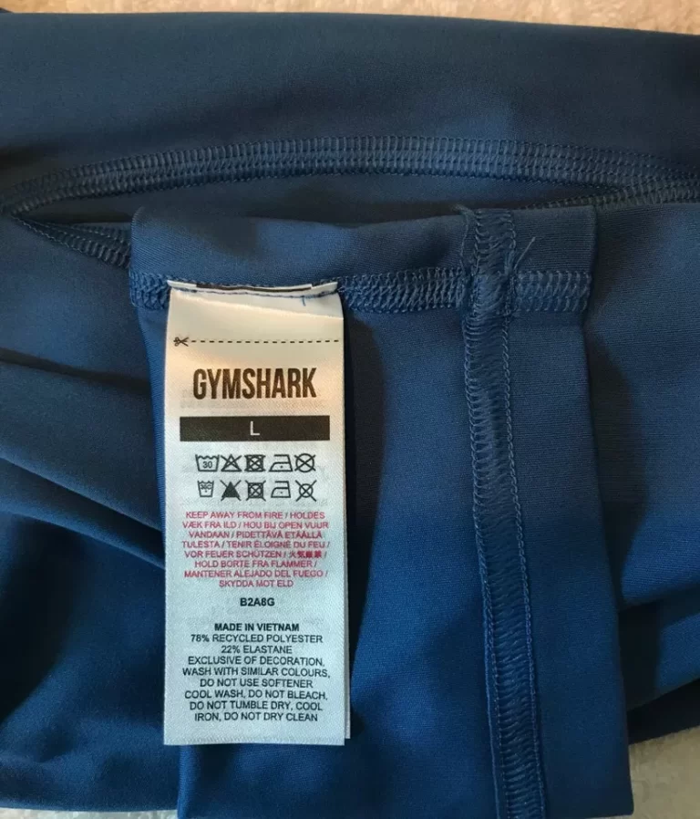 Gymshark Training Leggings Blue Sz L NEW - Image 3
