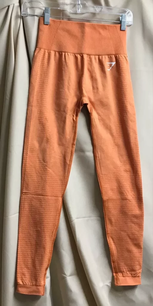 Gymshark Vital Seamless 2.0 Leggings Apricot Orange Marl Womens Sz S NEW - Image 2